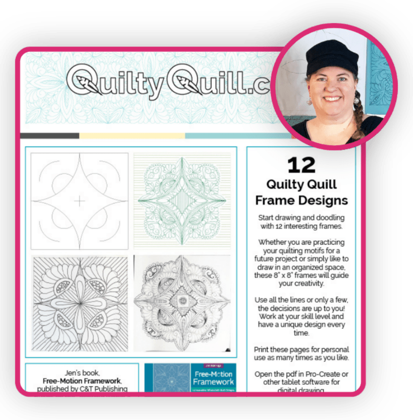 QP26 - Jen Eskridge - 12 Quilty Frames Workbook