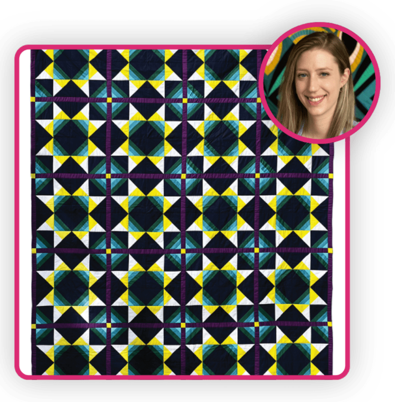 QP26 - Julia Wachs - Solar Wind Quilt Pattern