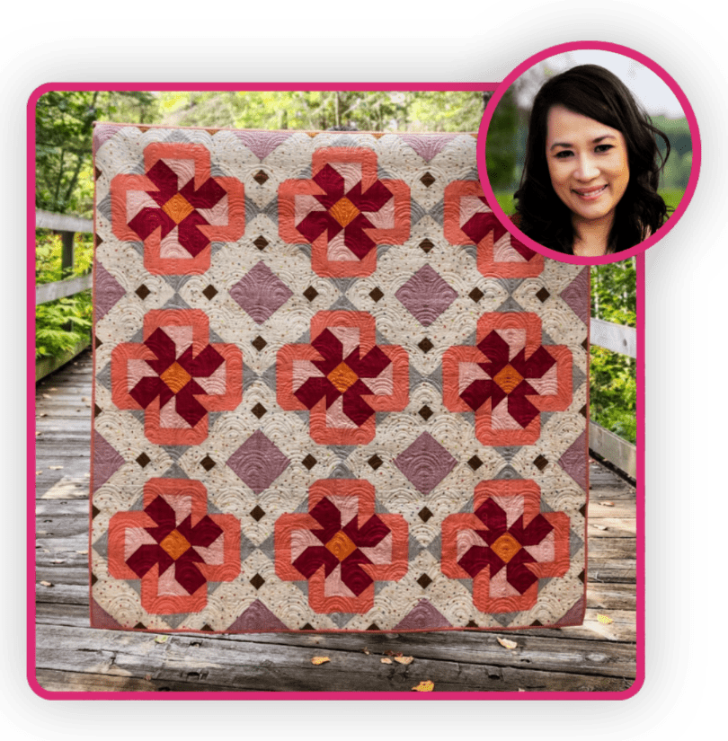 QP26 - Sandy Saengsuk - Ixora Quilt PDF Pattern