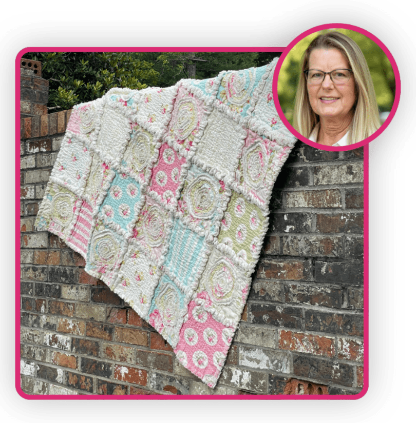 QPB26 - Susan Polack - Shabby Rag Rosey Quilt Pattern