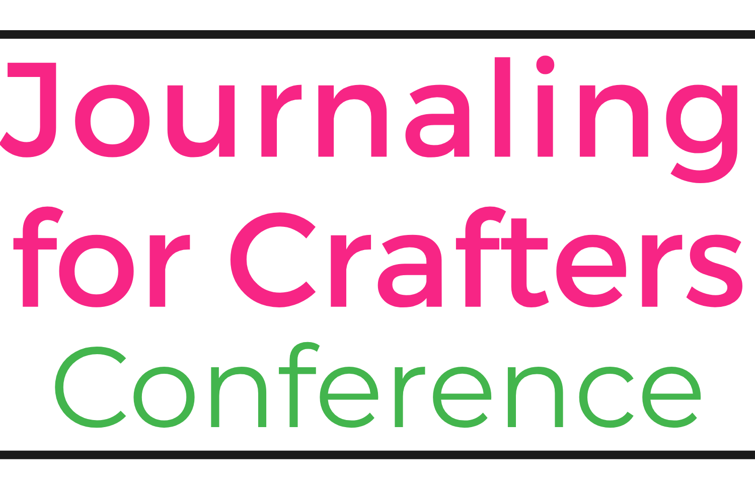 Journaling for Crafters Conference