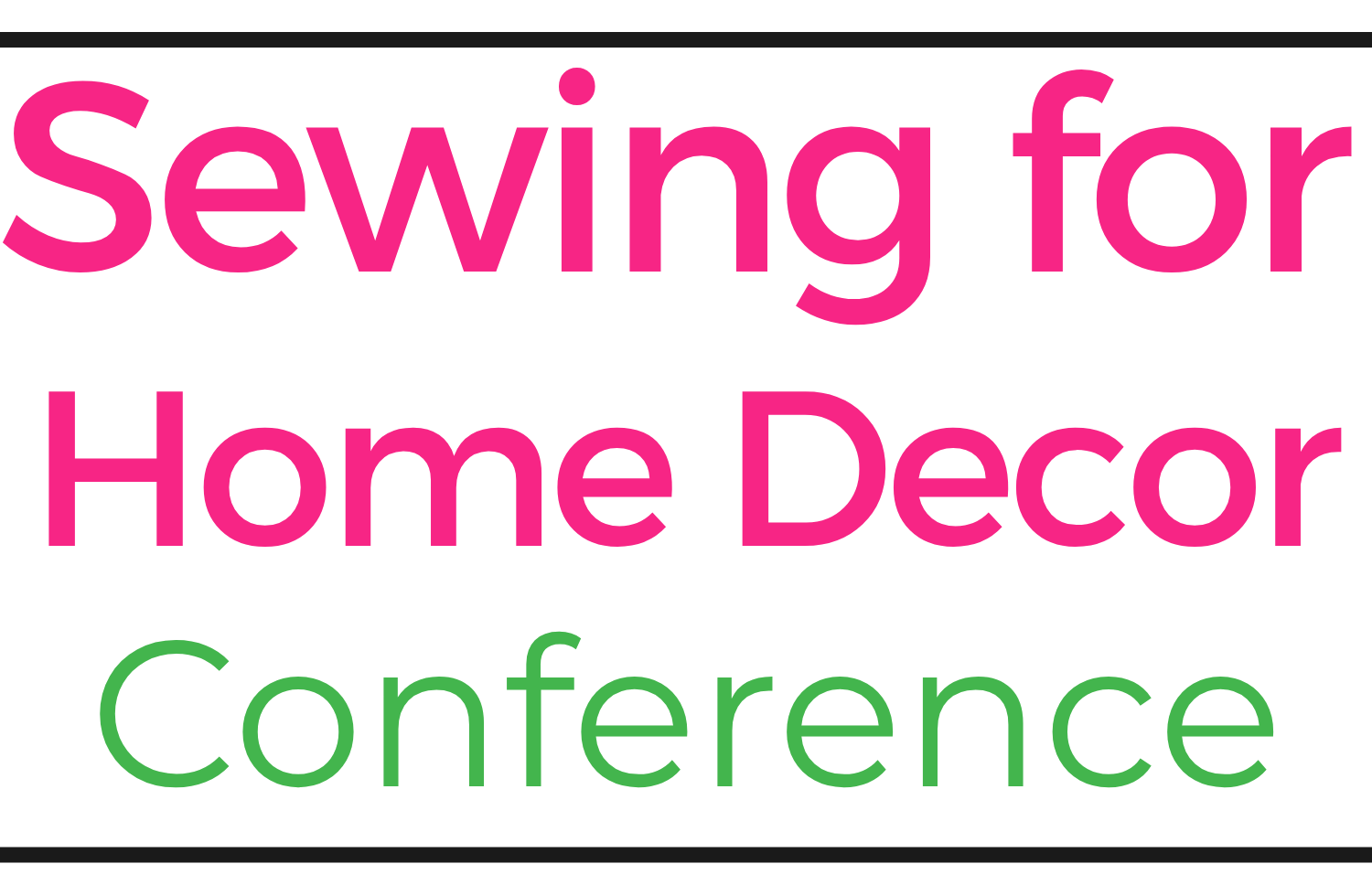 Sewing for Home Decor